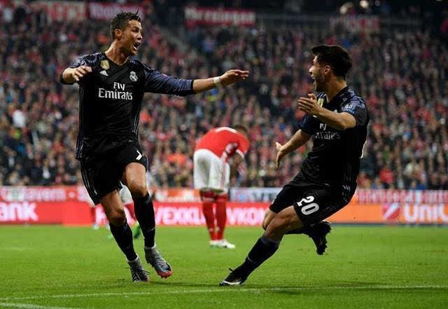  皇马逆转拜仁挺进欧冠四强